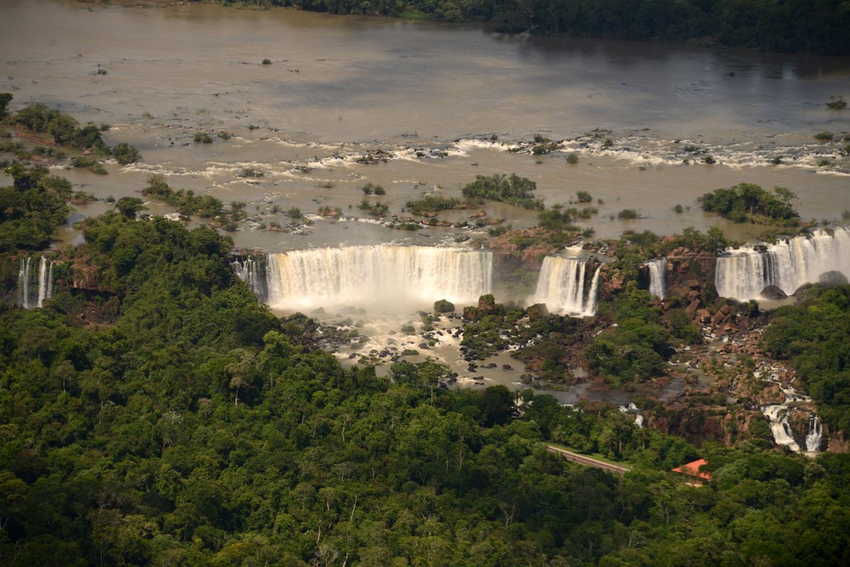 09 Rio Iguazu Superior And Argentina Falls From Brazil Helicopter Tour To Iguazu Falls